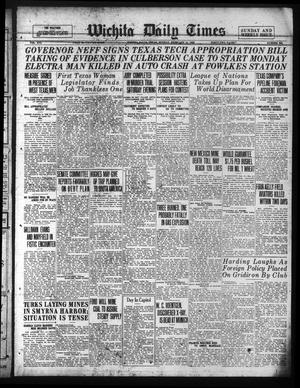 Primary view of object titled 'Wichita Daily Times (Wichita Falls, Tex.), Vol. 16, No. 244, Ed. 1 Sunday, February 11, 1923'.