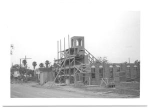 [Side View of a Building Under Construction]
