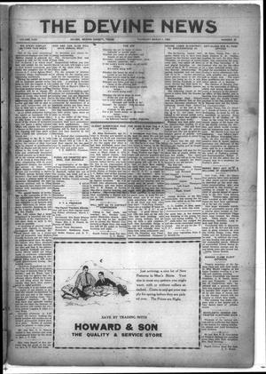 The Devine News (Devine, Tex.), Vol. 26, No. 39, Ed. 1 Thursday, March 1, 1923