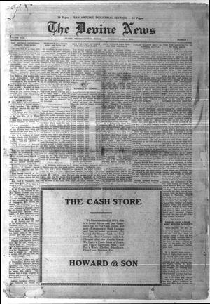 Primary view of object titled 'The Devine News (Devine, Tex.), Vol. 29, No. 2, Ed. 1 Thursday, January 8, 1925'.
