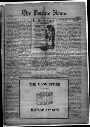 The Devine News (Devine, Tex.), Vol. 29, No. 4, Ed. 1 Thursday, January 22, 1925