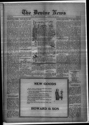 The Devine News (Devine, Tex.), Vol. 29, No. 13, Ed. 1 Thursday, April 2, 1925