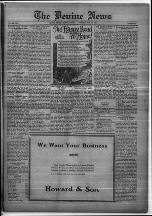 The Devine News (Devine, Tex.), Vol. 29, No. 46, Ed. 1 Thursday, October 29, 1925