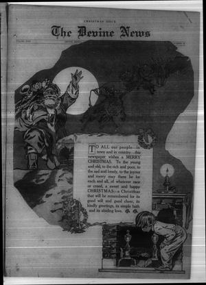 Primary view of object titled 'The Devine News (Devine, Tex.), Vol. 29, No. 48, Ed. 1 Thursday, December 17, 1925'.