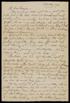 [Letter from Felix Butte to Elizabeth Kirkpatrick - April 14, 1923]