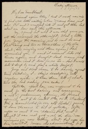 [Letter from Felix Butte to Elizabeth Kirkpatrick - April 16, 1923]