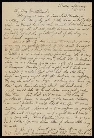 [Letter from Felix Butte to Elizabeth Kirkpatrick - April 20, 1923]