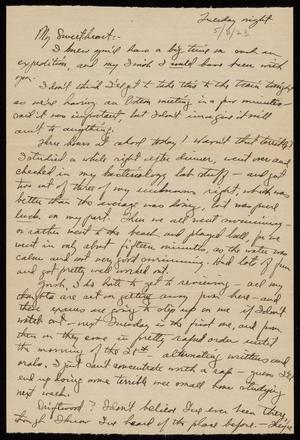 Primary view of object titled '[Letter from Felix Butte to Elizabeth Kirkpatrick - May 8, 1923]'.