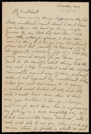 [Letter from Felix Butte to Elizabeth Kirkpatrick - May 15, 1923]