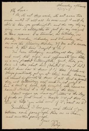 [Letter from Felix Butte to Elizabeth Kirkpatrick - May 17, 1923]