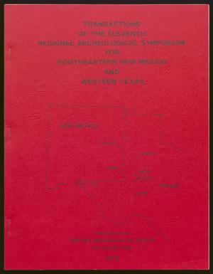 Primary view of object titled 'Transactions of the Regional Archeological Symposium for Southeastern New Mexico and Western Texas: 1975'.