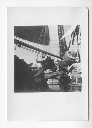 Primary view of object titled '[Cluttered Deck of the Evaleeta]'.
