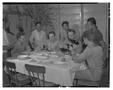 Photograph: [Negative of Soldiers Being Poured Drinks, #1]