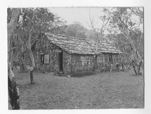 Primary view of object titled '[Constructed Hut]'.