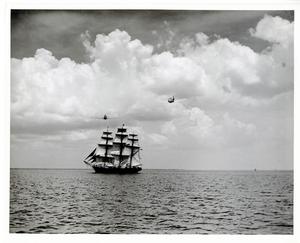 [Sailing Ship and Two Planes]