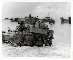 Primary view of object titled '[Light Marine Tank on Emirau Island]'.