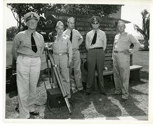 [Admiral Nimitz with Film Crew]
