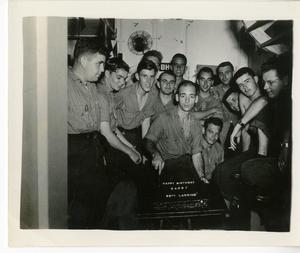 [Sailors with Birthday Cake]