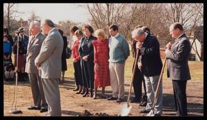 Primary view of object titled '[New Worship Center Groundbreaking: Prayer #1]'.