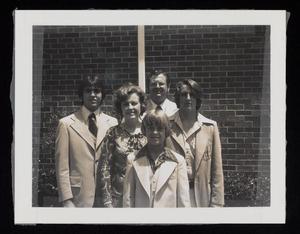[1976 Rockwall First Baptist Members: Four Adults and Boy]