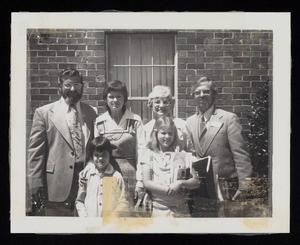 [1976 Rockwall First Baptist Members: Four Adults and Two Children]