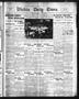 Primary view of Wichita Daily Times. (Wichita Falls, Tex.), Vol. 5, No. 78, Ed. 1 Saturday, August 12, 1911