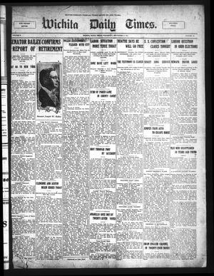 Primary view of object titled 'Wichita Daily Times. (Wichita Falls, Tex.), Vol. 5, No. 99, Ed. 1 Wednesday, September 6, 1911'.