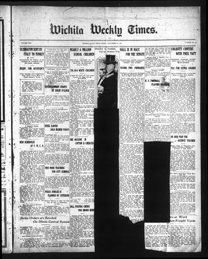 Wichita Weekly Times. (Wichita Falls, Tex.), Vol. 22, No. 16, Ed. 1 Friday, September 29, 1911