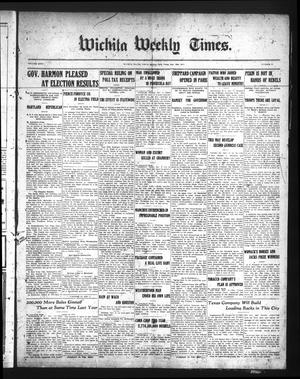 Wichita Weekly Times. (Wichita Falls, Tex.), Vol. 22, No. 22, Ed. 1 Friday, November 10, 1911