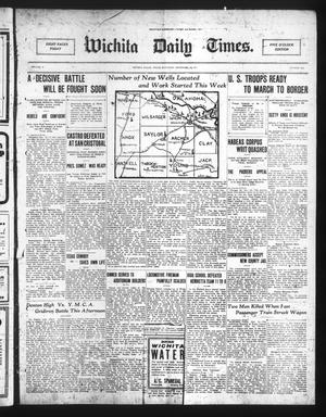 Primary view of object titled 'Wichita Daily Times. (Wichita Falls, Tex.), Vol. 5, No. 162, Ed. 1 Saturday, November 18, 1911'.