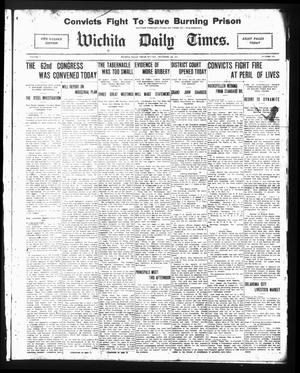 Wichita Daily Times. (Wichita Falls, Tex.), Vol. 5, No. 175, Ed. 1 Monday, December 4, 1911