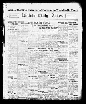 Primary view of object titled 'Wichita Daily Times. (Wichita Falls, Tex.), Vol. 5, No. 204, Ed. 1 Monday, January 8, 1912'.
