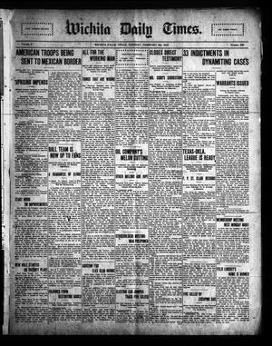 Primary view of Wichita Daily Times. (Wichita Falls, Tex.), Vol. 5, No. 229, Ed. 1 Tuesday, February 6, 1912
