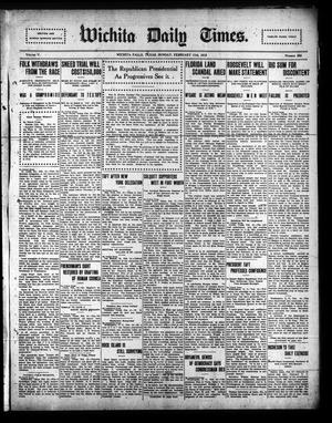 Wichita Daily Times. (Wichita Falls, Tex.), Vol. 5, No. 233, Ed. 1 Sunday, February 11, 1912