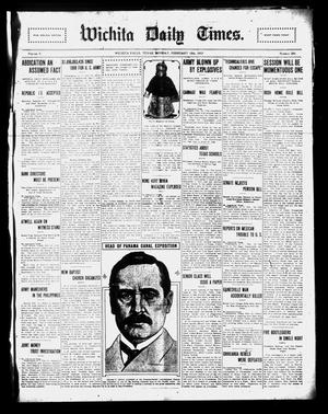 Wichita Daily Times. (Wichita Falls, Tex.), Vol. 5, No. 234, Ed. 1 Monday, February 12, 1912