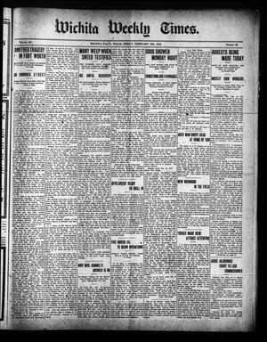 Wichita Weekly Times. (Wichita Falls, Tex.), Vol. 12, No. 35, Ed. 1 Friday, February 16, 1912