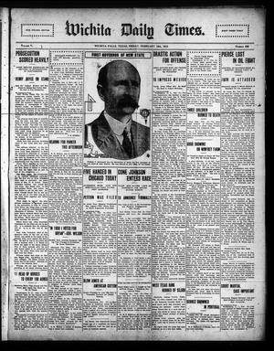 Wichita Daily Times. (Wichita Falls, Tex.), Vol. 5, No. 238, Ed. 1 Friday, February 16, 1912