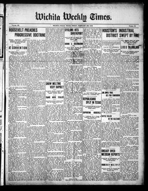 Wichita Weekly Times. (Wichita Falls, Tex.), Vol. 12, No. 36, Ed. 1 Friday, February 23, 1912
