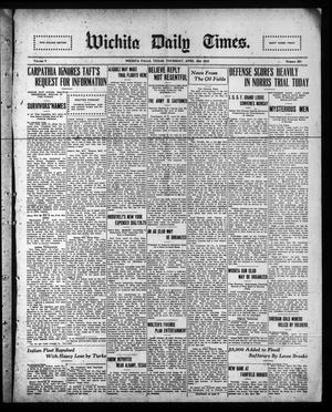 Wichita Daily Times. (Wichita Falls, Tex.), Vol. 5, No. 291, Ed. 1 Thursday, April 18, 1912