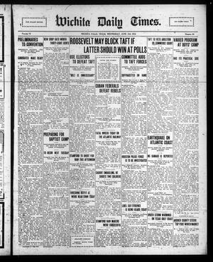 Wichita Daily Times. (Wichita Falls, Tex.), Vol. 6, No. 26, Ed. 1 Wednesday, June 12, 1912