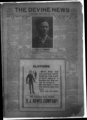 The Devine News (Devine, Tex.), Vol. 23, No. 26, Ed. 1 Thursday, October 9, 1919