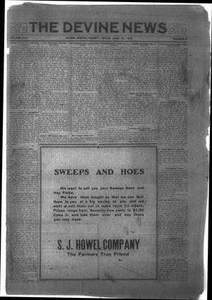 The Devine News (Devine, Tex.), Vol. 24, No. 8, Ed. 1 Thursday, June 10, 1920