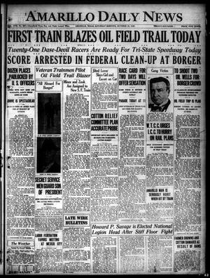 Amarillo Daily News (Amarillo, Tex.), Vol. 17, No. 287, Ed. 1 Saturday, October 16, 1926