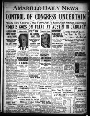 Amarillo Daily News (Amarillo, Tex.), Vol. 17, No. 302, Ed. 1 Wednesday, November 3, 1926