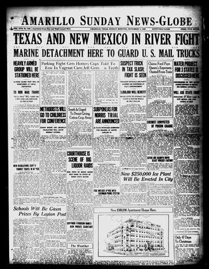 Primary view of object titled 'Amarillo Sunday News-Globe (Amarillo, Tex.), Vol. 17, No. 306, Ed. 1 Sunday, November 7, 1926'.
