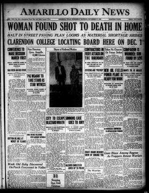 Amarillo Daily News (Amarillo, Tex.), Vol. 17, No. 314, Ed. 1 Wednesday, November 17, 1926