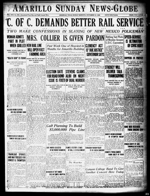 Amarillo Sunday News-Globe (Amarillo, Tex.), Vol. 17, No. 318, Ed. 1 Sunday, November 21, 1926