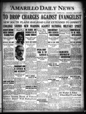 Amarillo Daily News (Amarillo, Tex.), Vol. 18, No. 66, Ed. 1 Thursday, December 30, 1926
