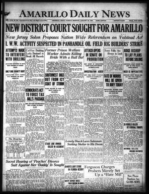 Amarillo Daily News (Amarillo, Tex.), Vol. 18, No. 86, Ed. 1 Tuesday, January 25, 1927