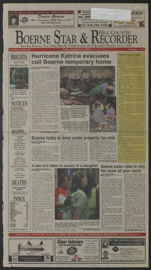 Boerne Star & Hill Country Recorder (Boerne, Tex.), Vol. 99, No. 65, Ed. 1 Friday, September 9, 2005